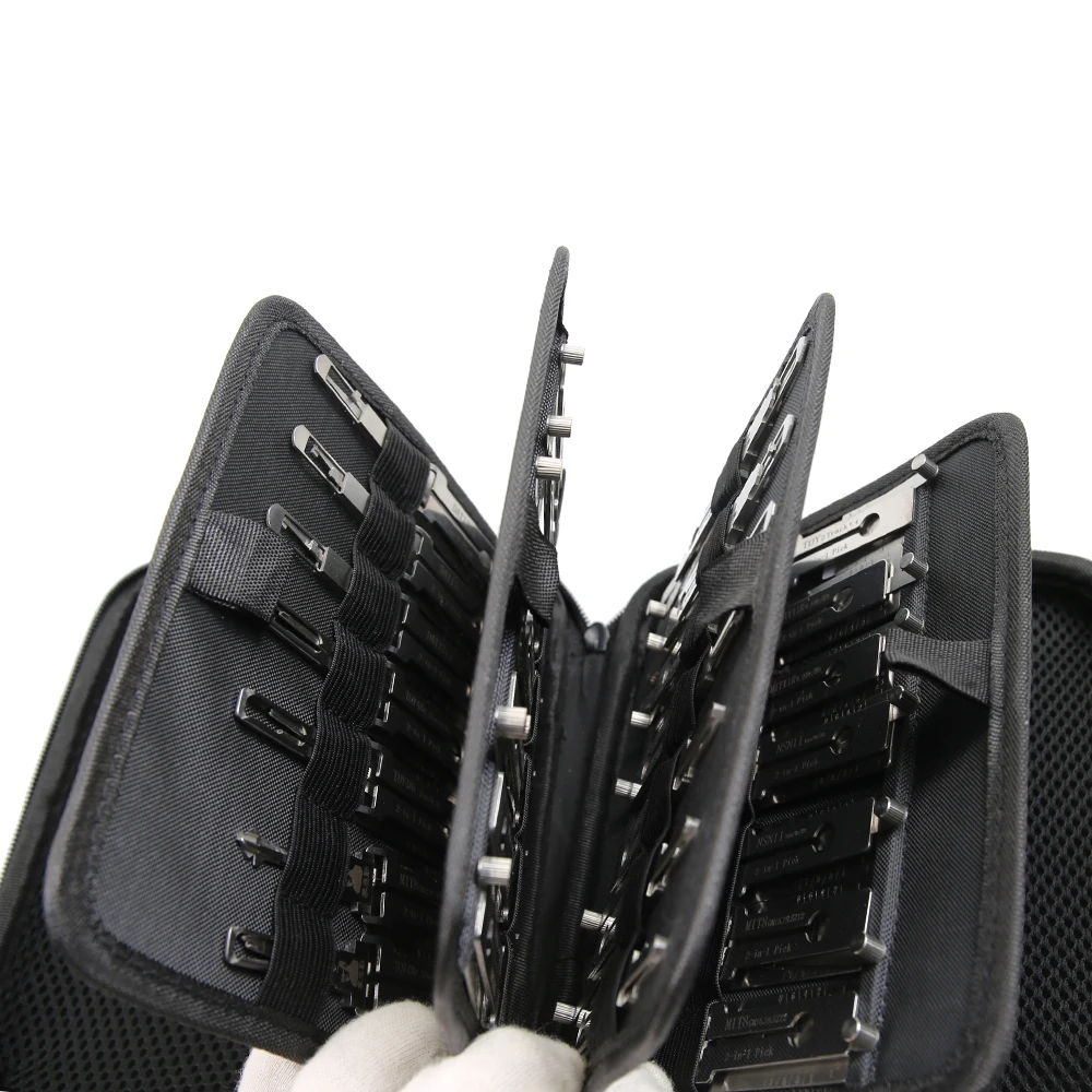 28 Pcs Car Lock Cylinder Open Reader Key Decoder For Japan Locksmith Supplies Original Lishi 2 In1Lock Pick Tool With Bag