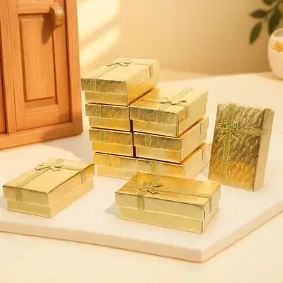 

24Pcs Portable Jewelry Storage Box Small Ring Box for Earrings Necklaces Chain Pendant Display Organizer Necklace Packing Boxes