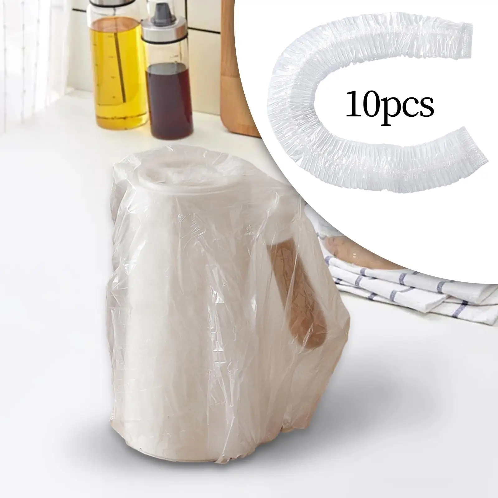 3x10 pezzi coperture usa e getta per elettrodomestici da cucina trasparenti per pentola a pressione pentola per zuppa 60 cm x 70 cm