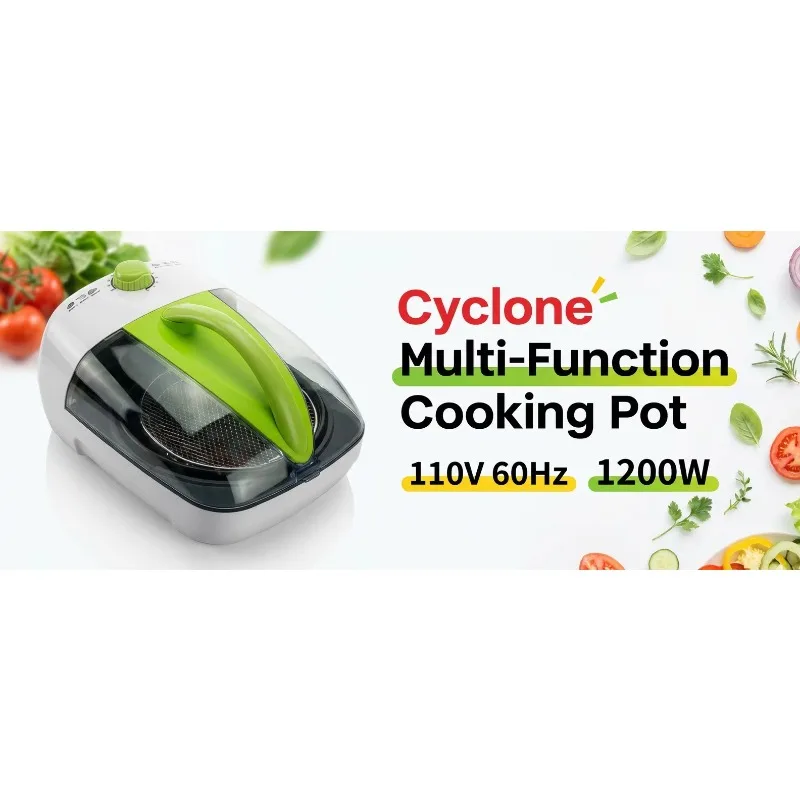 Modern Multi-Function Air Fryer, Stainless Steel Non-Stick, Energy Saving Electric Cooker for Home Healthy Cooking