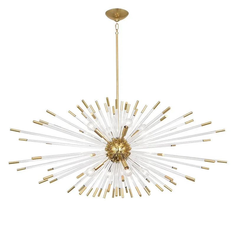 Modern Dandelion Chandelier Creative Sputnik Pendant Lamp For Living Room Bedroom Indoor Decor Nordic LED Ceiling Chandelier