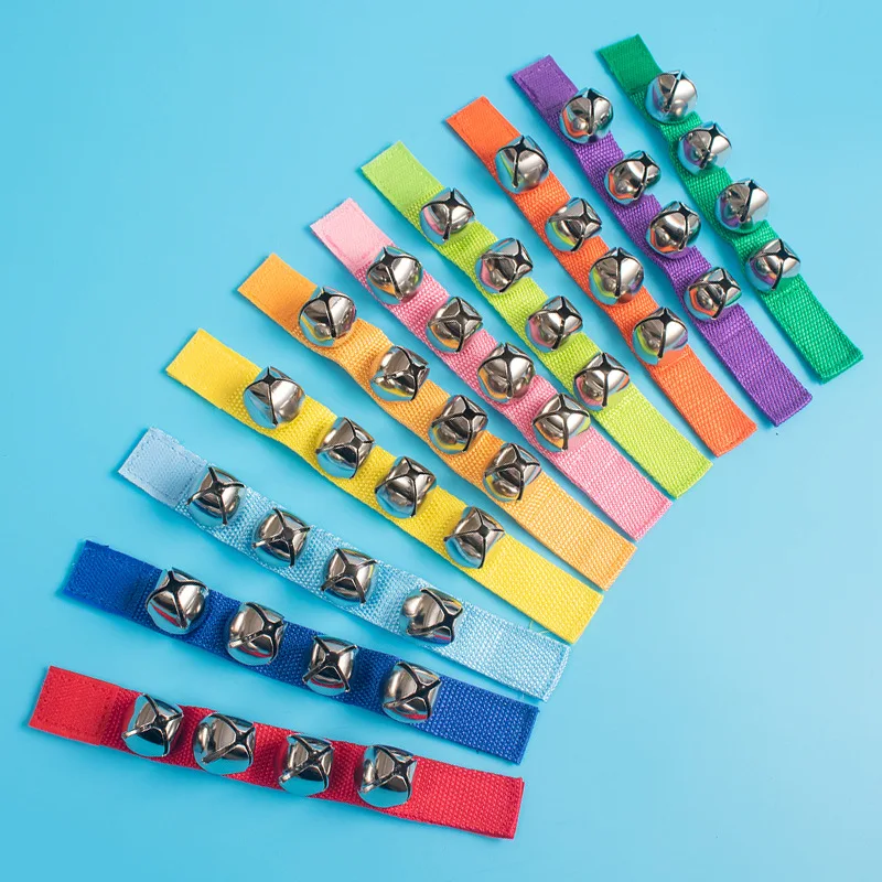 1pc Wrist Bell Colorful Musical Instruments Toy Music Enlightenment Leisure Entertainment Props Suitable for Beginners TMZ