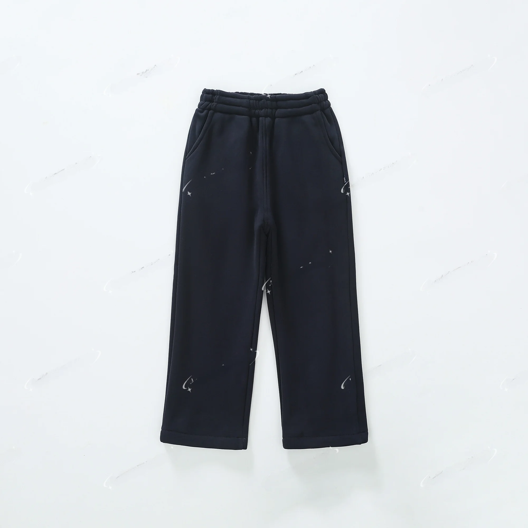 thickened-pure-cotton-fleece-lined-winter-sports-pants-for-kids-school-uniform-health-fabric-autumn-winter-children-pants
