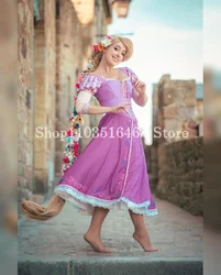 Princess Lepepe Halloween cosplay Prom Dress Fairytale Purple Corset Corset Embroidered A-line Dress Customised فستان سهره Cu