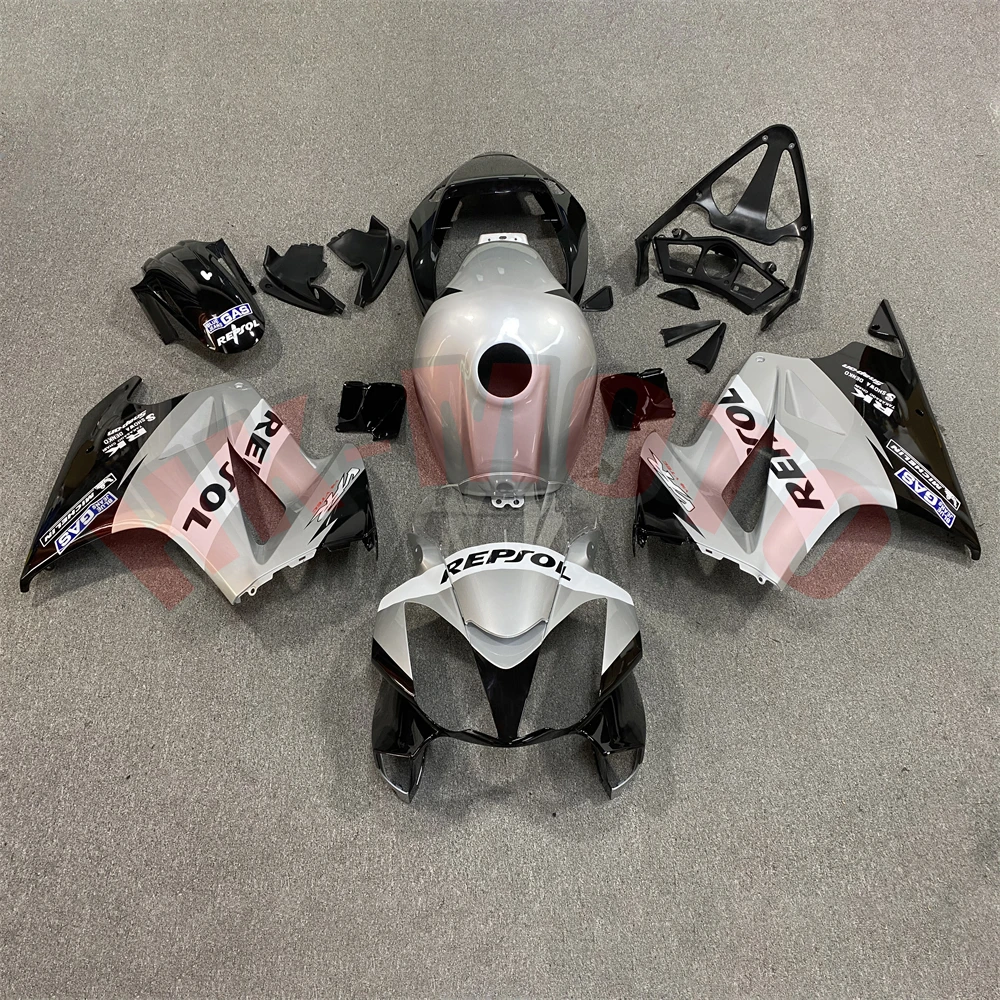 Motorcycle Fairing Kit Fit For VFR800 VFR 800 VTEC 2002-2012 Bodywork Set High Quality Abs Injection Silver Repsol