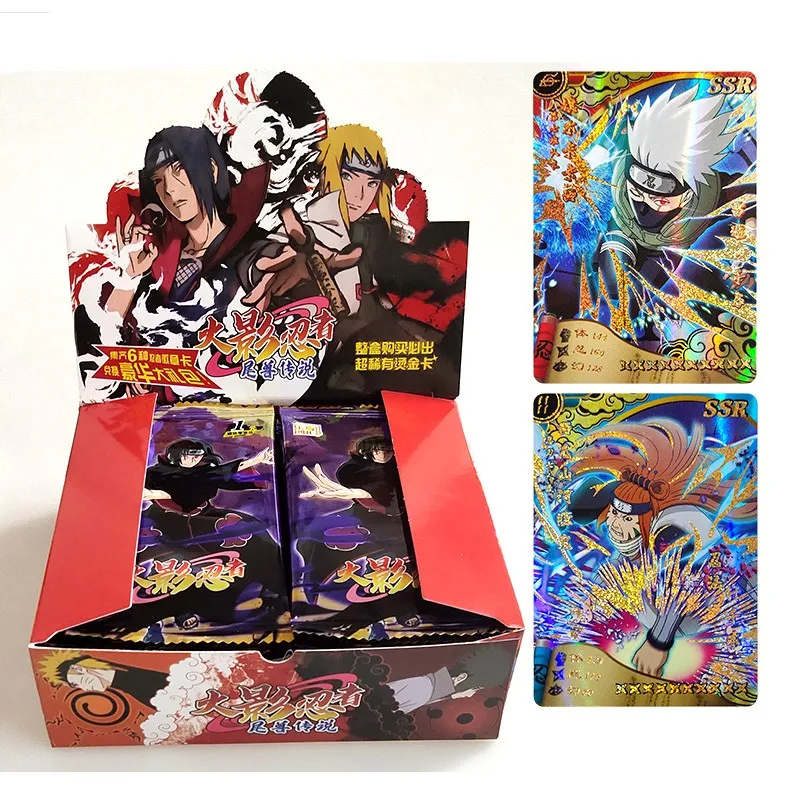 NARUTO Cards Uzumaki Uchiha Sasuke Tcg Carte Uzumaki Uchiha Sasuke Haruno Sakura Hatake Kakashi Game Cards For Children Gift