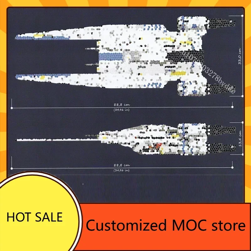 3308PCS Hot Selling U-WING UT Space War Militaire MOC Battle Holiday Verjaardag DIYAssembly SpaceShip CityArchitecture Gift Kid Age