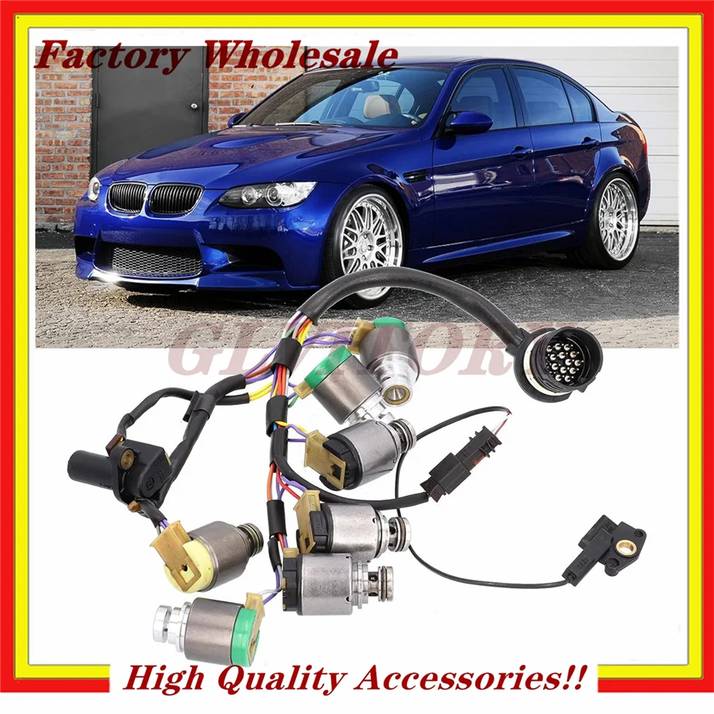

5HP19 01V Transmission Solenoids with Internal Harness for Audi S4 S6 RS6 A8 BMW 5 Series Z4 0501314432 0501316463 Warranty New