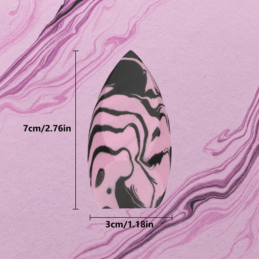 Éponges de maquillage en marbre, éponge de beauté, mélangeur, pour fond de teint, correcteur, crème, poudre, accessoires de maquillage, 1/3/7 pièces