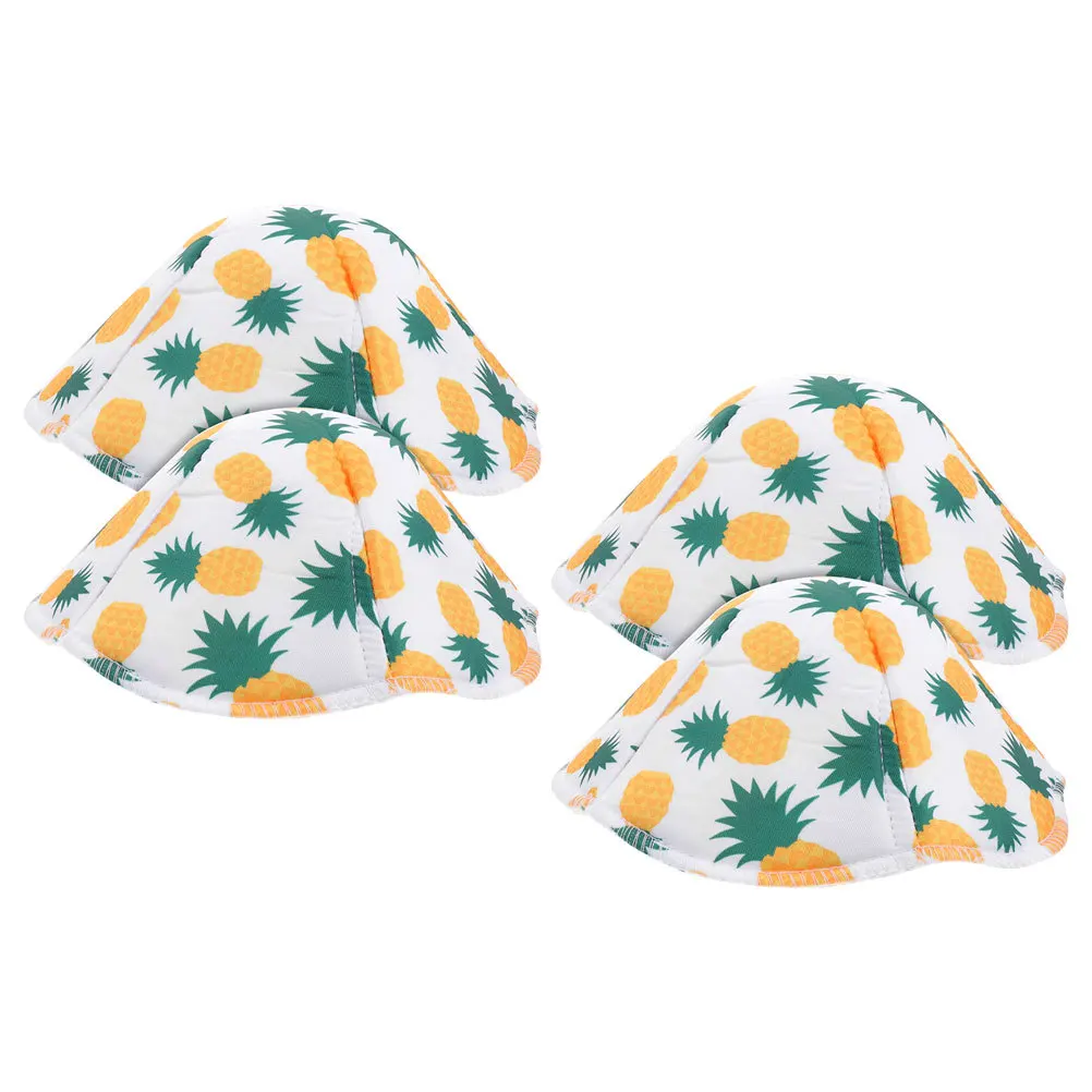 

4Pcs Heat Resistant Bowl Cover Microwave Bowl Cozy Insulation Protector for Soup and Hot Dishes Bow Cover Kitchen Gadgets