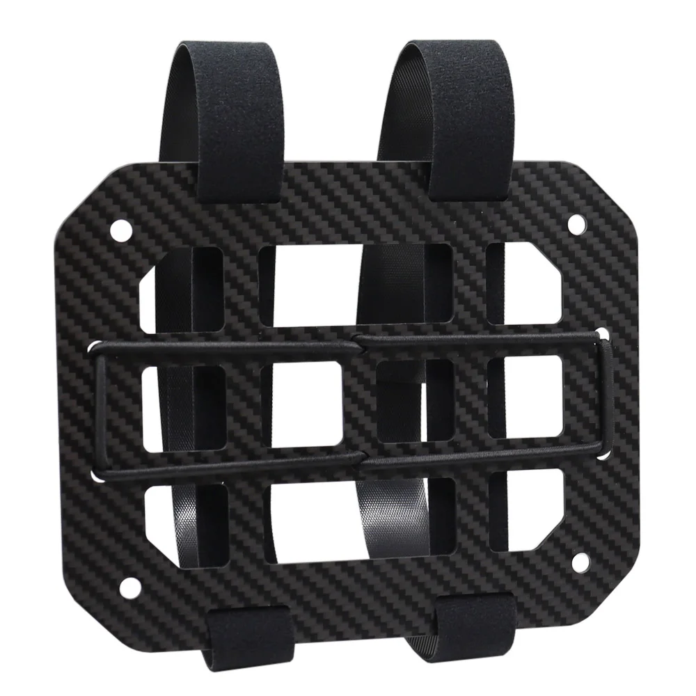Picture 4: Carbon Fiber Tactical Vehicle Seat Headrest MOLLE Panel Organizer Holder Car Back Seat Organizer For Modular Storage