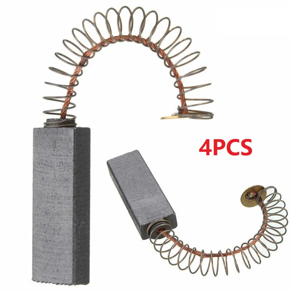 Carbon Brush Set 4pcs 30 x 11 x 6mm for Electric Drill Motors and Compatible Rotating Machinery Requiring Brush Change