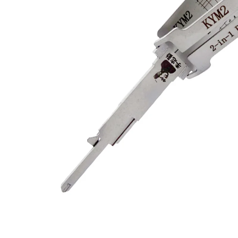 Lishi 2 in 1 Lock Pick KYM2 Original Decoder Ignition Car Door Opener for KYMCO Motorcycles Flat Milling