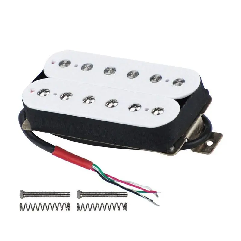 

【SPECIAL】2X Electric Guitar Humbucker Pickups Bridge Alnico V Pickup White