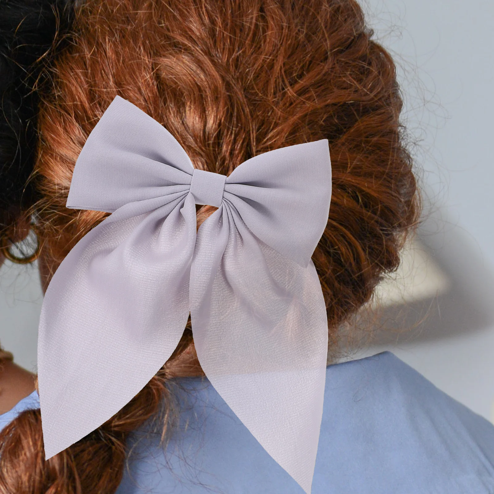 

2 pcs Large Bow Clips Cute Bows For Little Girl Big Hair Clip Girls Hair Accessories Decorative Hairpins Wedding Party