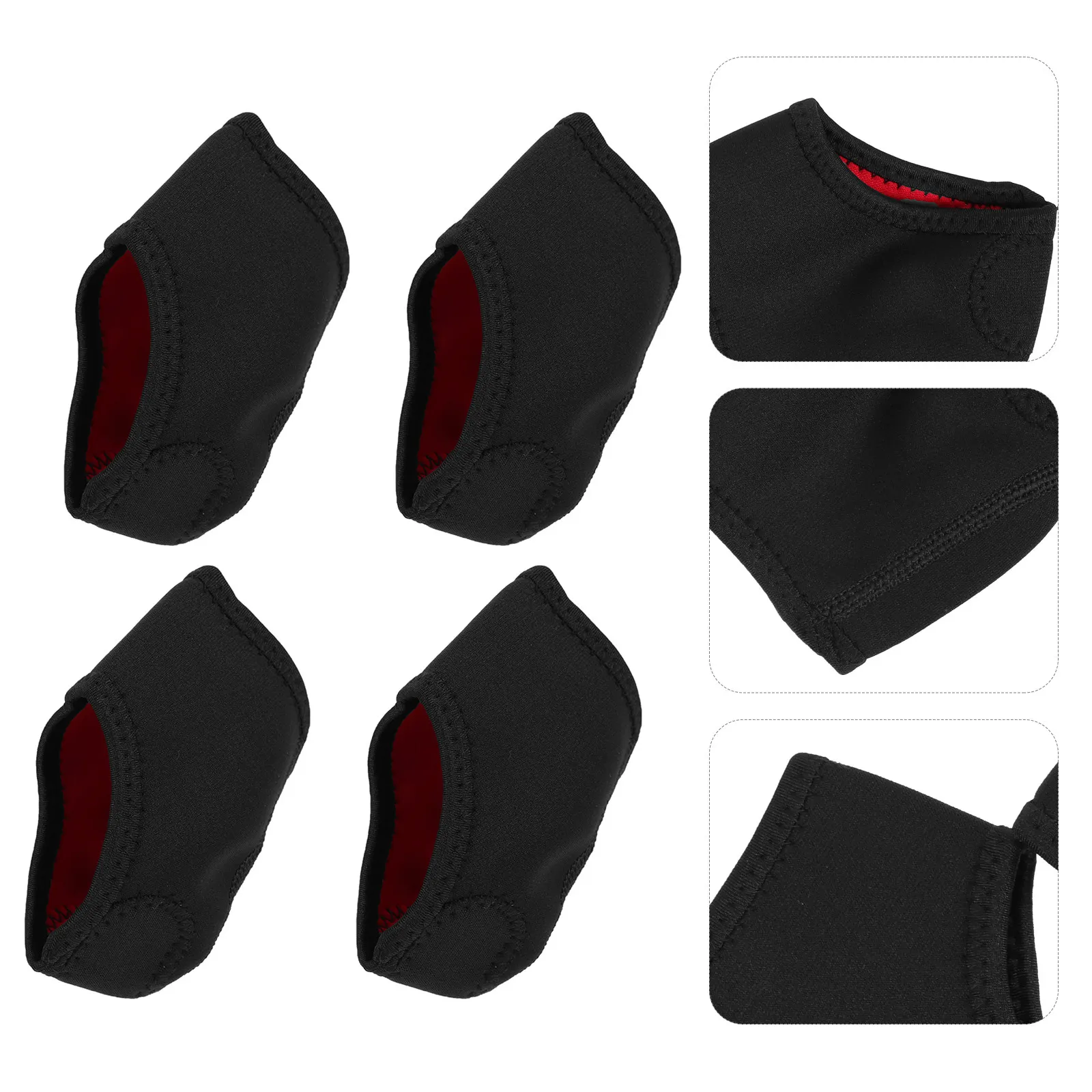 

2 пары дышащих накладок на пятки, компрессионные защитные подушечки для облегчения боли при плоскостопии для мужчин и женщин