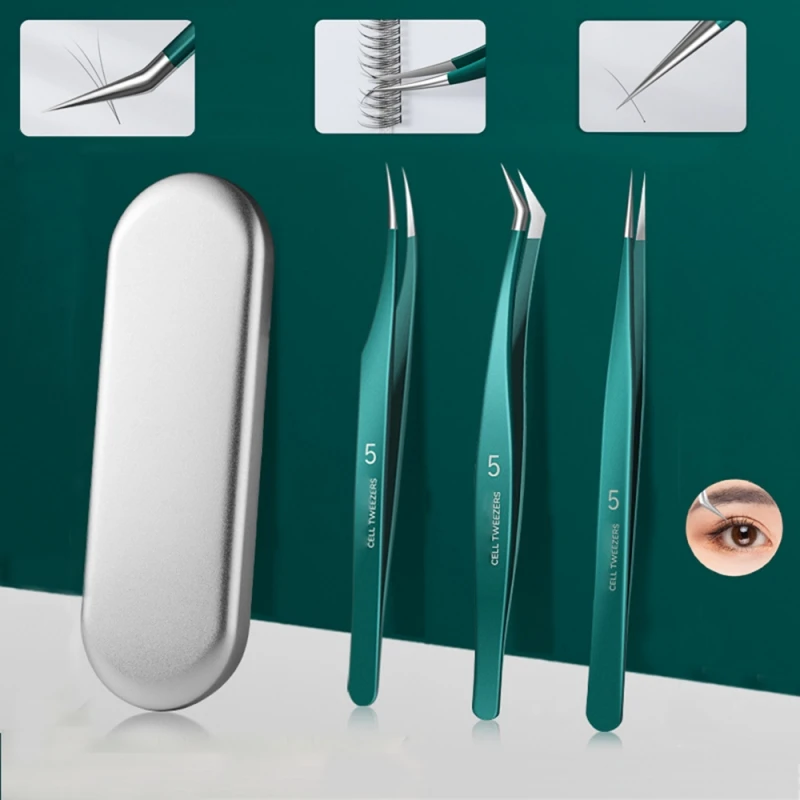 직선 벤딩 클립 황금 깃털 핀셋 돌고래 핀셋 공작 핀셋 고정밀 접목 속눈썹 핀셋