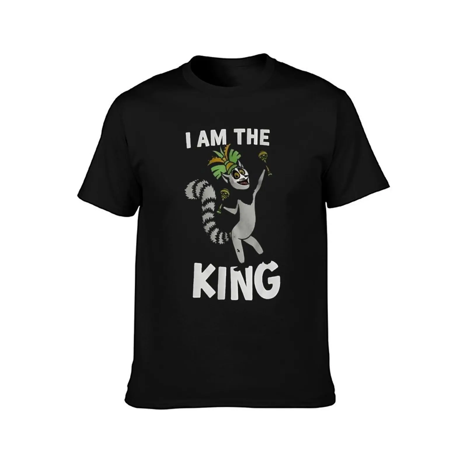 King Julien King Julien King Julien T-Shirt Work Wear Simple Tee Shirt T-Shirt