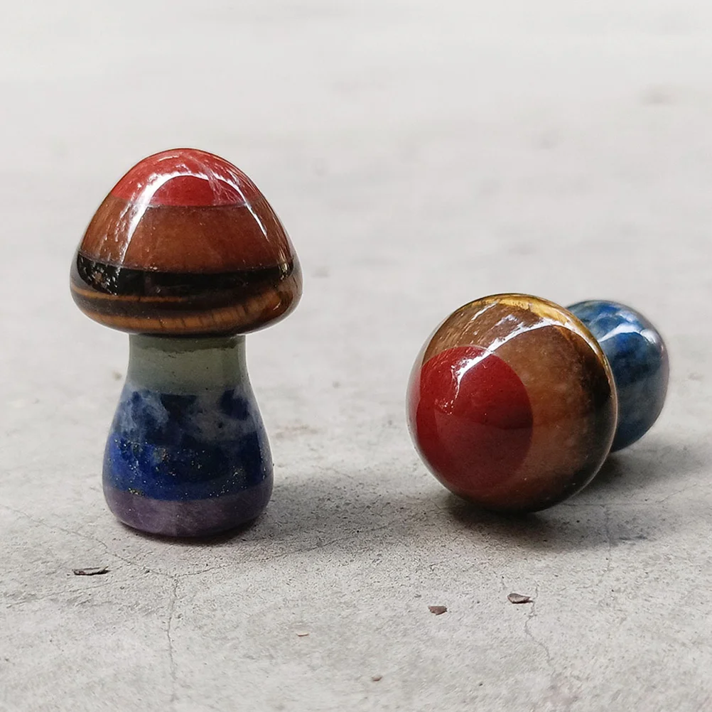 เห็ดคริสตัลหินอัญมณีFigurine MiniนวดหินขูดBoard Guashaเครื่องมือ