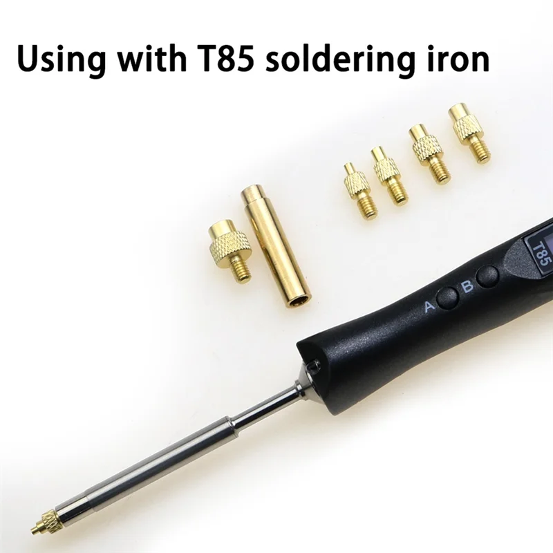 

Инструмент для вставки гайки BAAJ, гайка с тепловой вставкой, железный наконечник, гайка с тепловой вставкой, набор с нагревательным наконечником, инструмент для вставки паяльника TS100