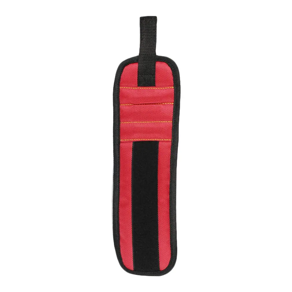 Cinturino magnetico in poliestere 6 pezzi magneti potenti borsa portatile borsa per attrezzi da elettricista viti supporto per trapano cintura per attrezzi di riparazione