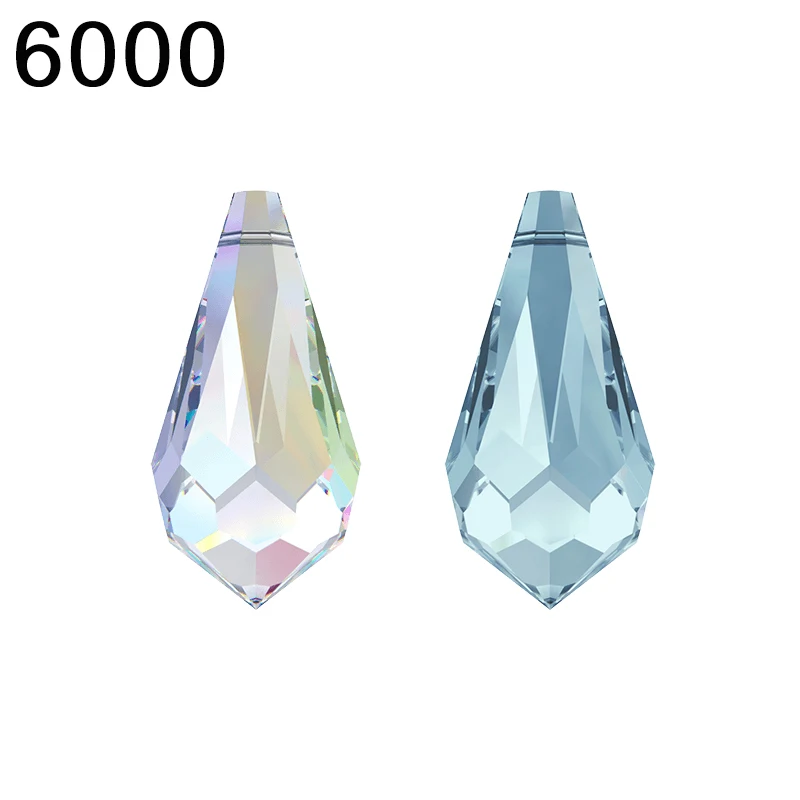(1 pieza) 6000 colgante de gota clásico de cristal de Austria cuentas sueltas pendientes de diamantes de imitación DIY fabricación de joyería decoración del hogar