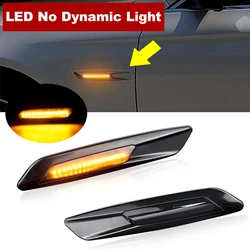2Pcs For BMW E82 E88 128i 135i 120i E90 E91 E92 E93 E60 Full LED Amber No Dynamic Tail Turn Signal Lamp Front Side Marker Light