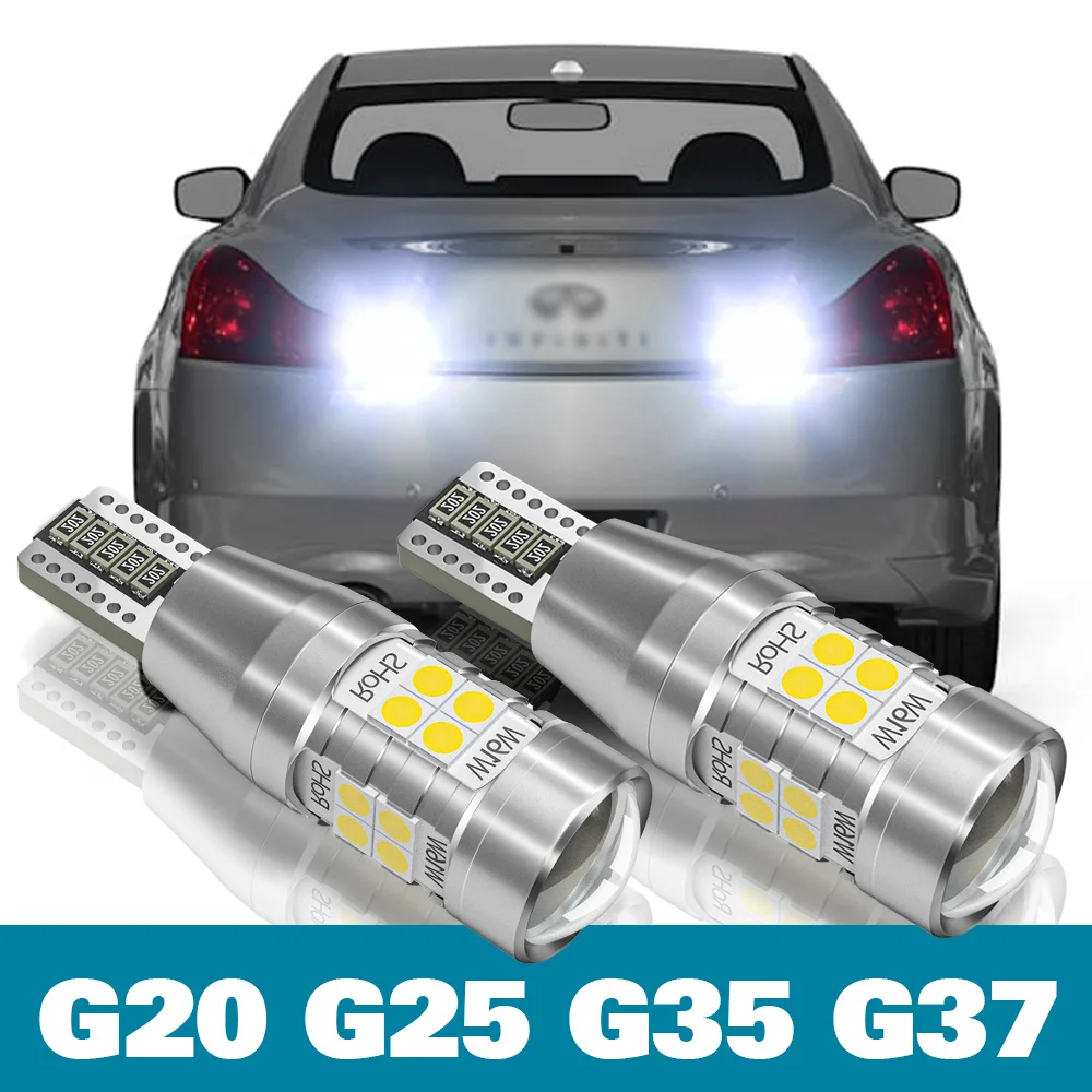 

2pcs LED Reverse Light For Infiniti G20 G25 G35 G37 Accessories 1999-2013 2006 2007 2008 2009 2010 2011 2012 Backup Back up Lamp