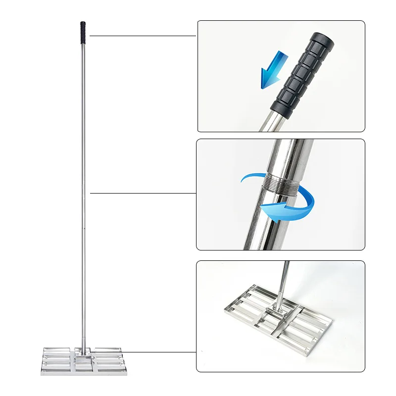 Golf course leveler Stainless steel flat sand crushed soil green lawn organizer
