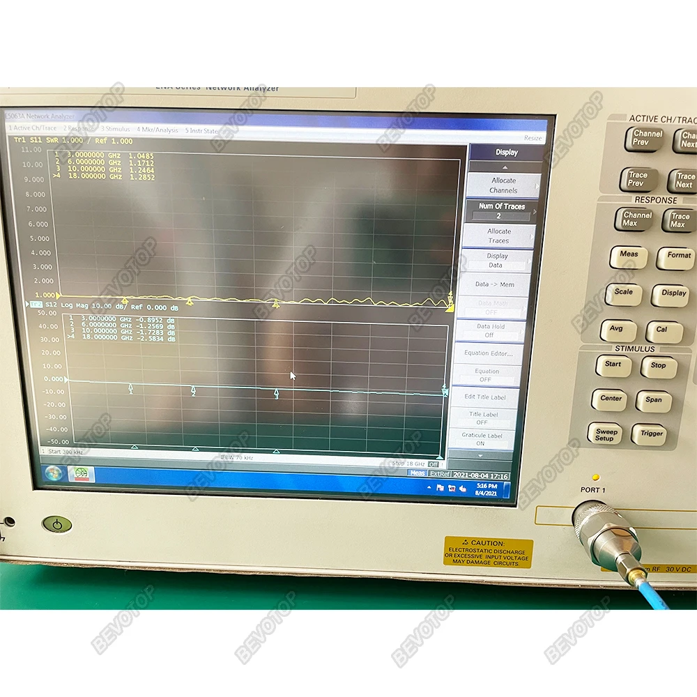 18GHz SS402 Cable SMA Male  to SMA Male Plug High Quality High Frequency Low Loss Test Cable RF Coaxial Pigtail Jumper BEVOTOP