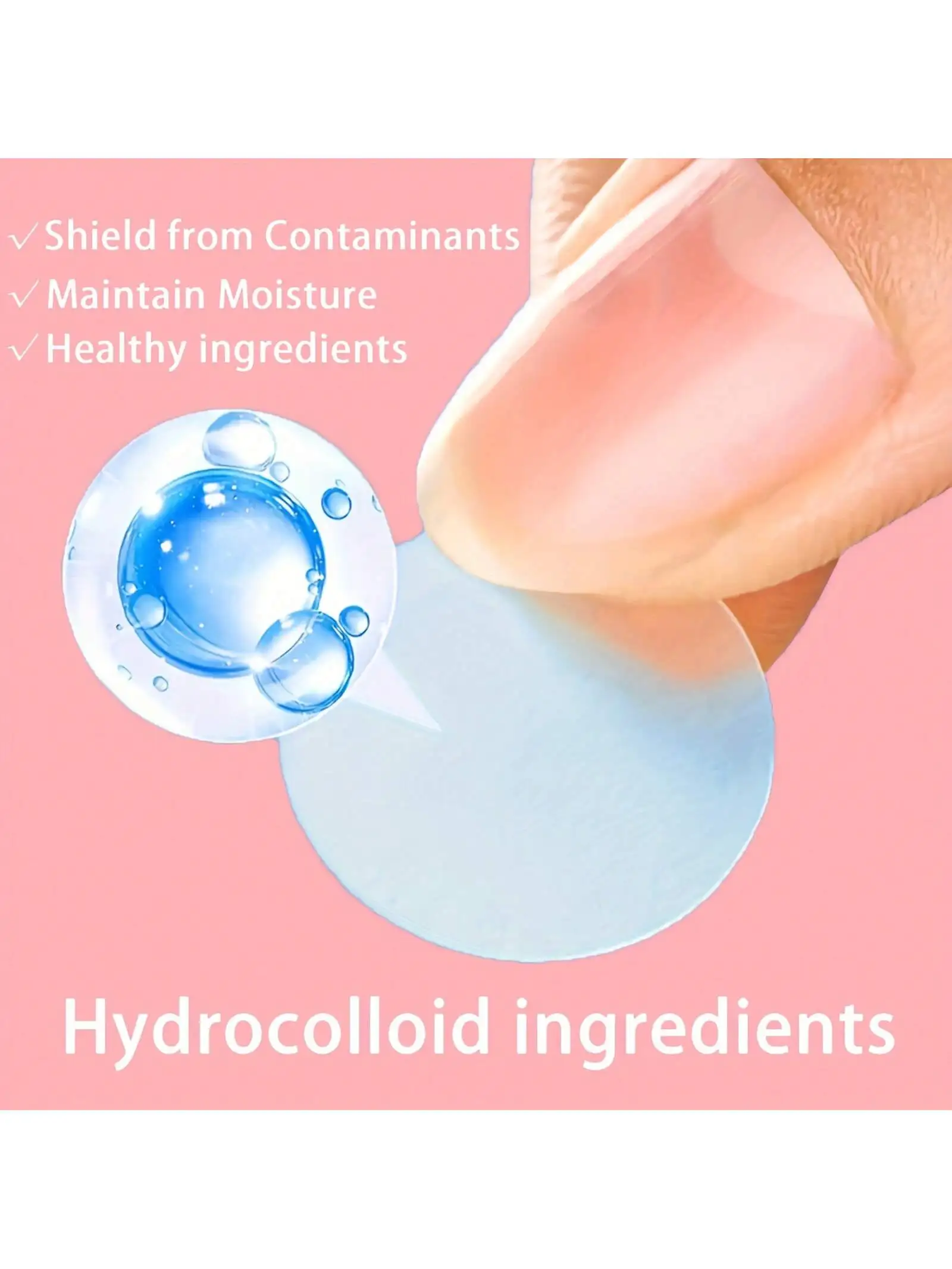 1200 Stück/Set Hydrogel-Pflaster zur Abdeckung von Akne, geeignet für Männer und Frauen, für alle Hauttypen geeignet – Detail 8