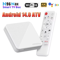 H96 Max H313 Smart TV Box Support WIFI6 4K HDR 3D 8GB 16GB Allwinner H313 Quad Core Global Media Player Google Home Assistant