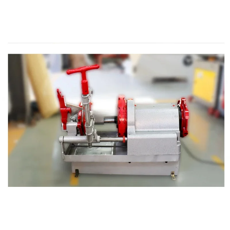 Metric/BSPT/NPT Thread hine /V Pipe Tube Threading Equipment One Year Warranty