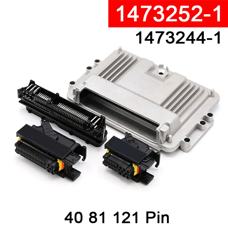 

121 Компьютерная плата, штифтовая розетка, набор алюминиевых корпусов, 81 + 40 отверстий, вилка ЭБУ 1473252-1 1241434-1 40 контактов 81P 121 Pin 1241434-1 1473244-1