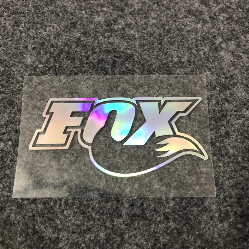 Pegatina de motocicleta para coche Fox, pegatina reflectante de dibujos animados para ventana todoterreno, pegatina para coche que cubre arañazos,