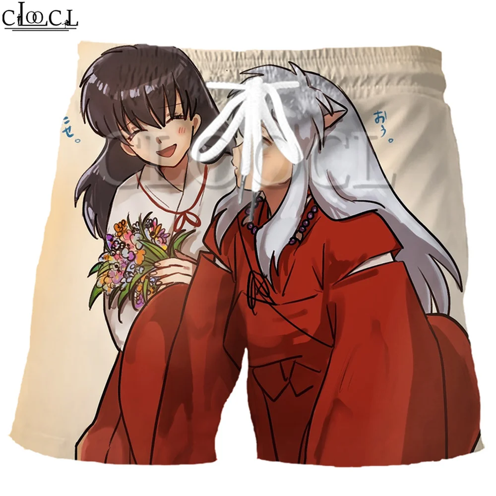 

CLOOCL мужские шорты аниме Inuyasha 3D повседневные шорты с принтом по всей поверхности модная уличная одежда в стиле хип-хоп летние пляжные шорты Прямая доставка