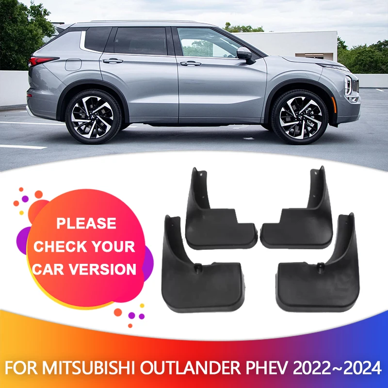 Mudguards for Mitsubishi Outlander PHEV GM GN ZM 2022 2022 2024 Mudflaps Fender Flap Splash Guards Mud Wheel Cover Accessories