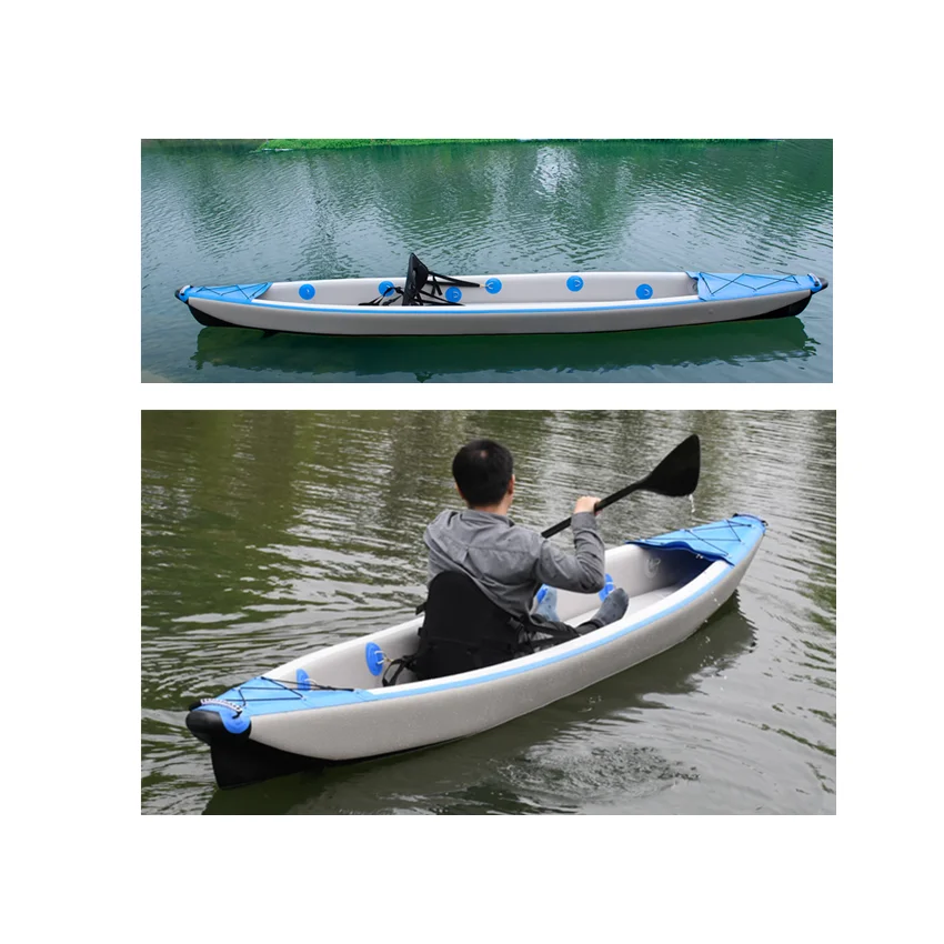 470cm Double Person High Quality Drop Stitch Inflatable Fishing Kayak