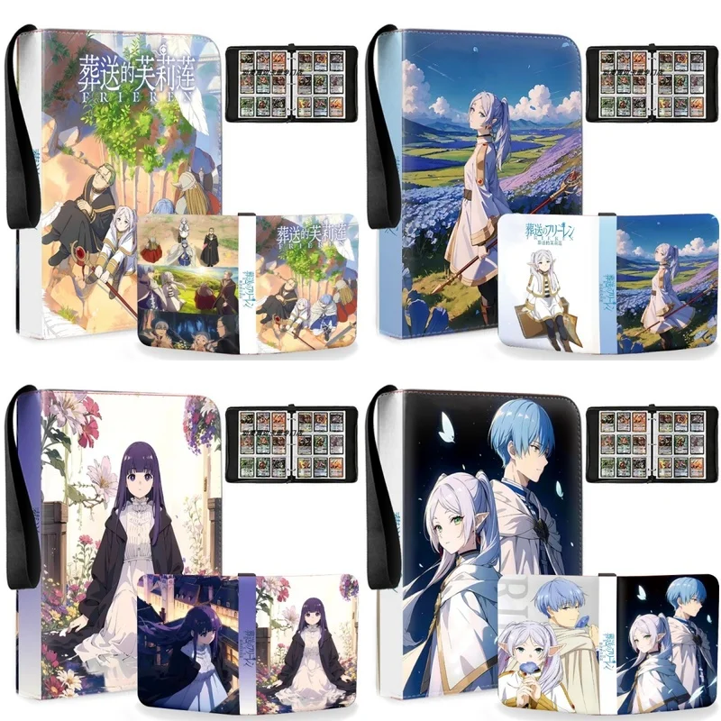

New Anime Frieren: Beyond Journey's End Battle Card Only Booklet Zipper Binder Card Holder Card Card Collection Toys Kids Gifts