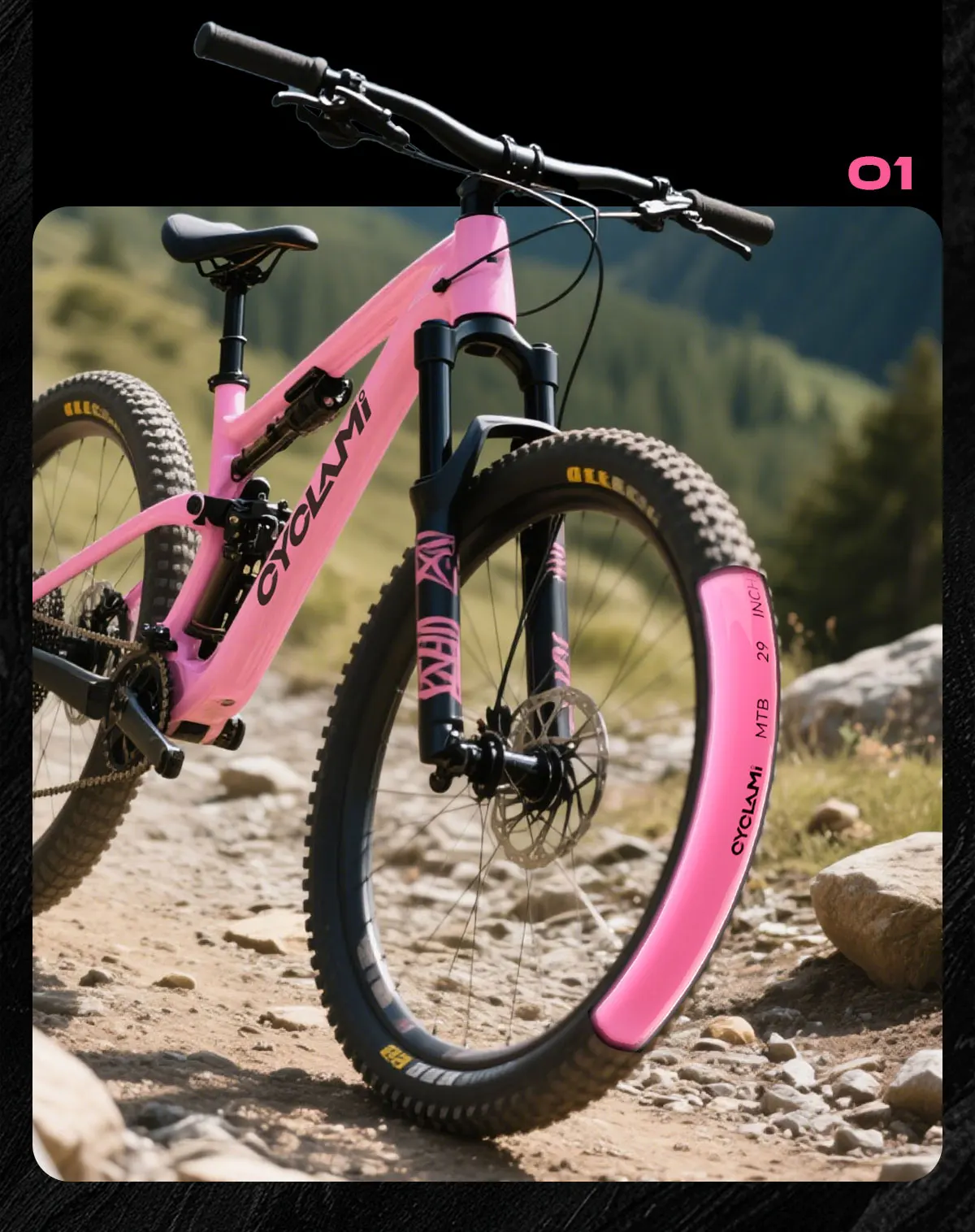 CYCLAMI Ultraleichter Fahrradschlauch MTB 26 27,5 29 Zoll Fahrrad TPU-Reifen 45mm Metall Französisches Presta-Ventil Superleicht für 1,9~2,5 – Detail 17