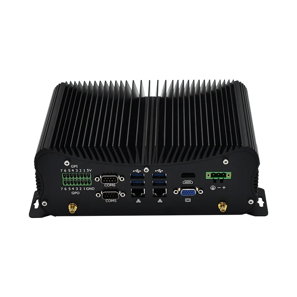 10th Gen Industrial PC Fanless Mini PC i7 10510U i5 10210U Rugged Computer Hardware 6*COM 2*LAN 8*USB GPIO HD-Ml VGA 4G LTE WiFi