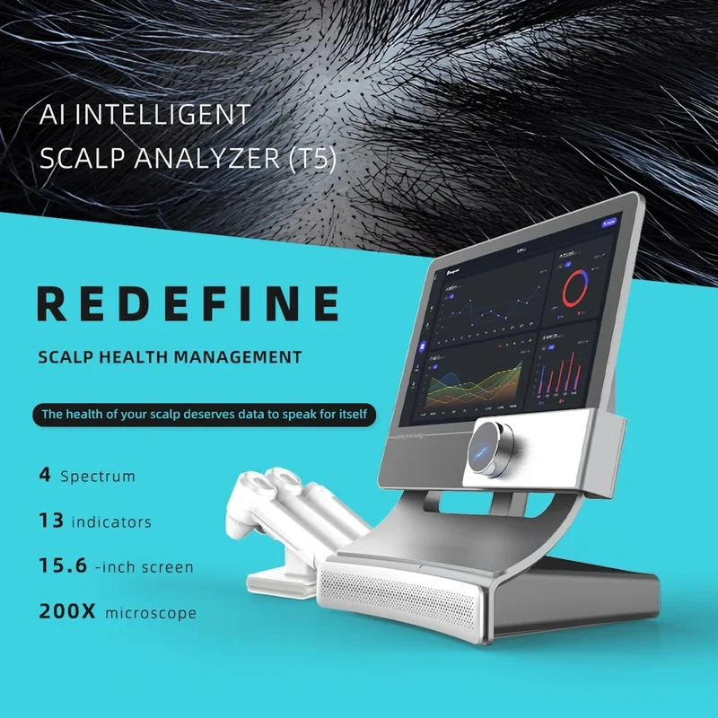 New Upgrade Scalp Analyzer Machine Detector Redefine Scalp Health Management Anti- Hair Loss Regrowth Hair