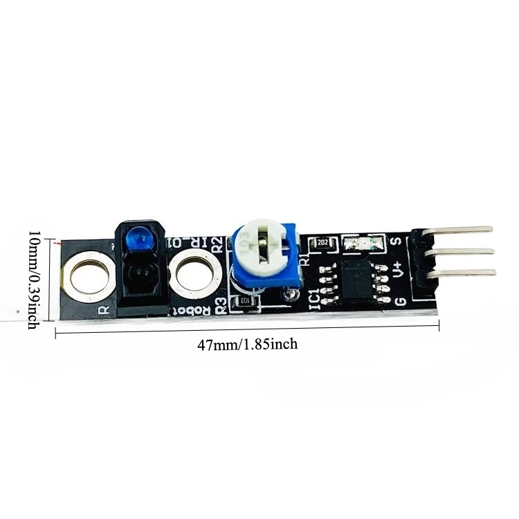 

10pcs KY 033 Line Tracking Sensor Module TCRT5000 Reflective Photoelectric Switch Adjustable for Arduino Smart Car