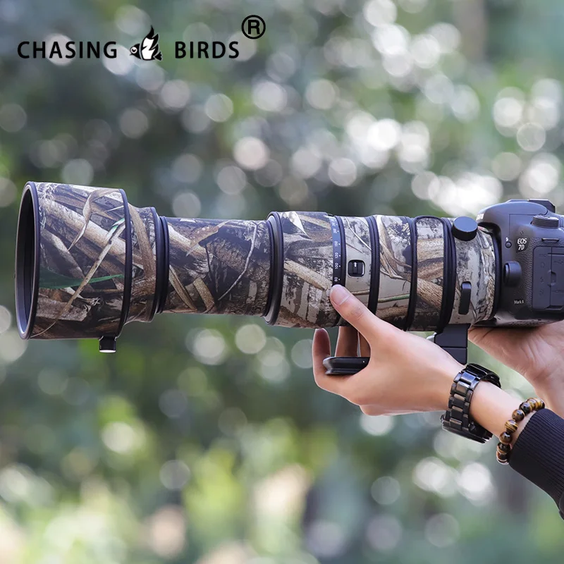 

CHASING BIRDS camouflage lens coat for SIGMA 60 600 mm F4.5-6.3 DG OS HSM waterproof and rainproof lens protective cover 60-600