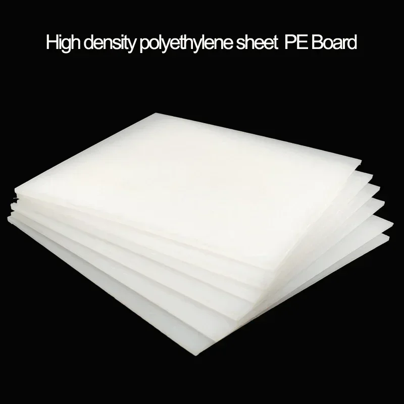 HDPE Polyethylene Board Gaskets Wear Resistant Food Grade White Or Black PE Polymer Plate, You Can Also Customize Dimensions