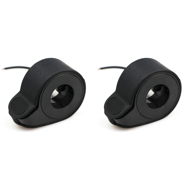 2X M365 Universal Scooter Thumb Throttle Accelerator Protective Case Fixing Sleeve Scooter Part For Xiao Mi(Black)