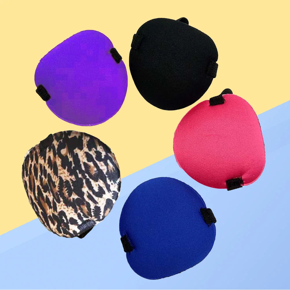 

5pcs 3D Correction Mask Kids Amblyopia Elastic Patch Lazy Eye Portable Breathable Comfortable Anti Light Strabismus Training