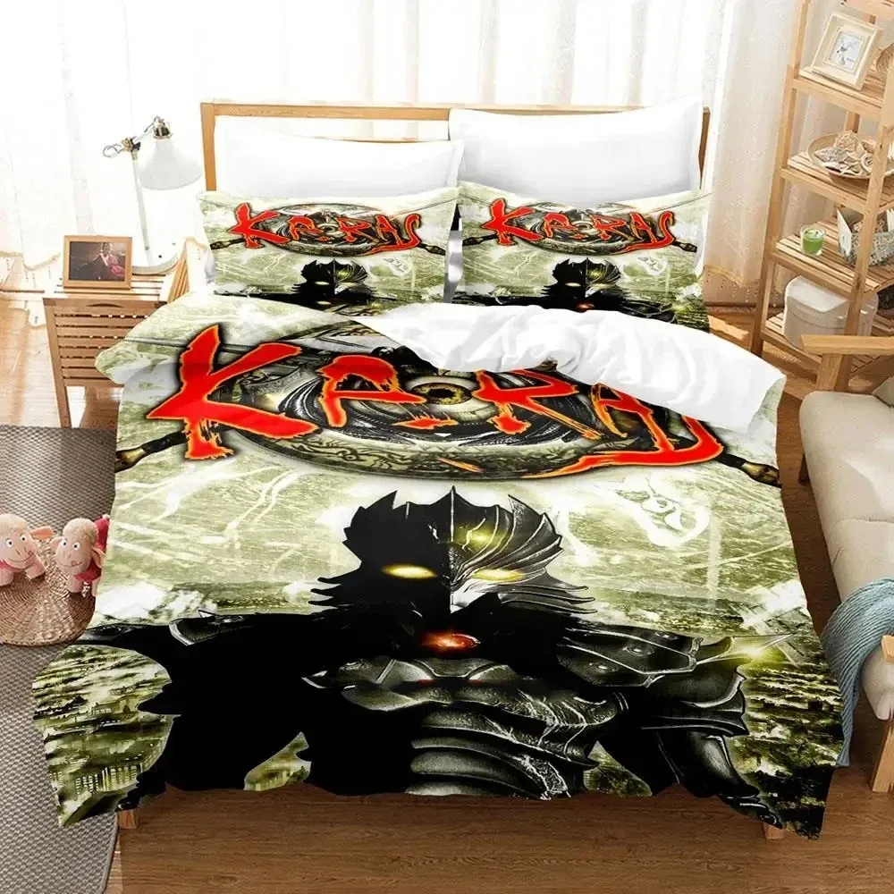 

Anime KARAS Bedding Set Duvet Cover Bed Set Quilt Cover Pillowcase Comforter king Queen Size Boys Adult Bedding Set