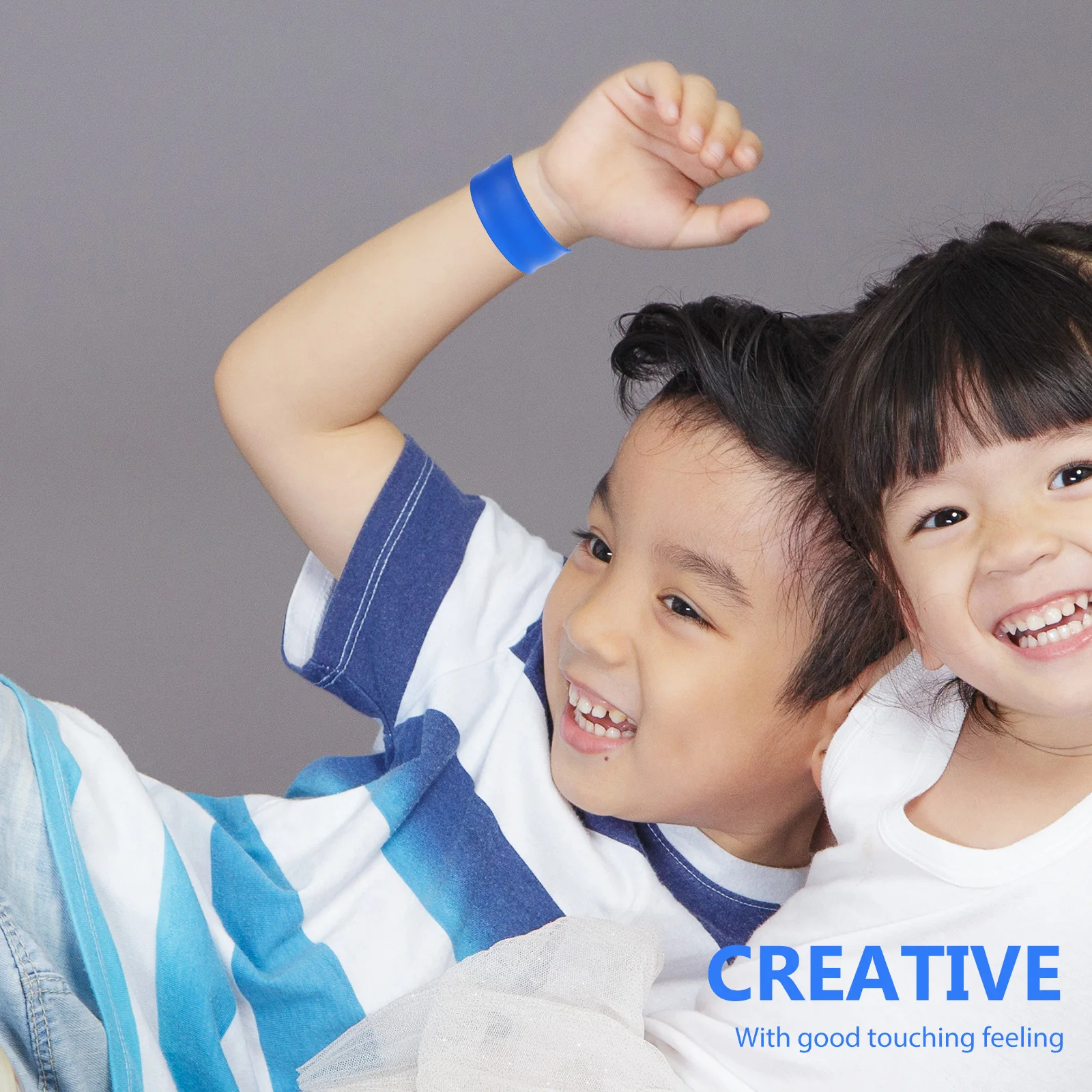 

5 Pcs Silicone Bracelet Kids' Party Supplies Children Slap Bands Bracelets Hand Ring Wrist for Event Silica Gel Favors