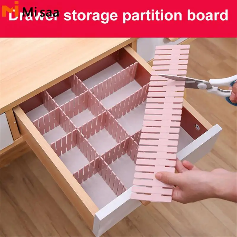 Storage Cabinet Partition Household Plastic Free Combination Lattice Multipurpose Improve The Utilization Of Drawer Space 2023